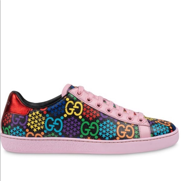 Gucci GG Monogram Psychedelic Ace Limited Sneakers - Picture 13 of 13